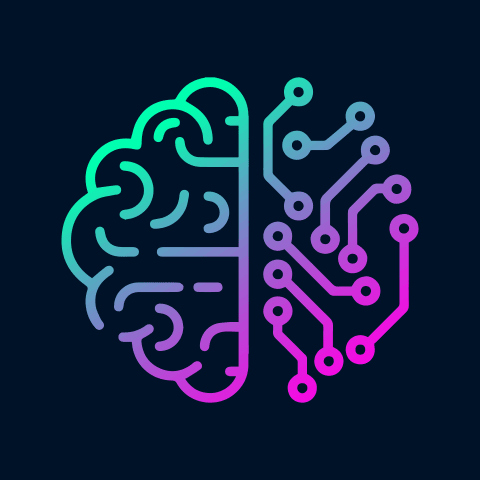 Computerized brain line drawing